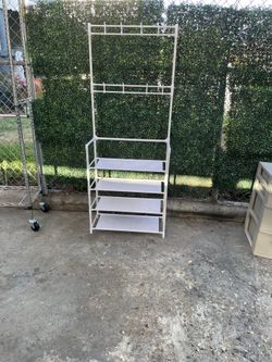 White shelf