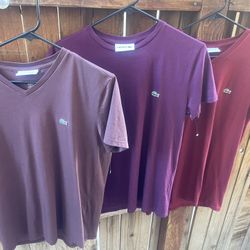 Lacoste Women Shirts Size Small All 3 For 40 Dollars 