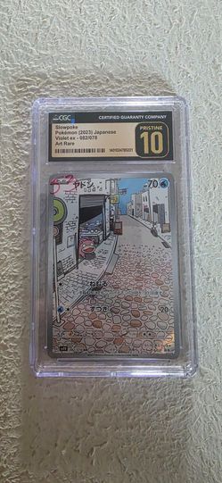 Slowpoke CGC 10 Pristine Japanese Pokémon Card