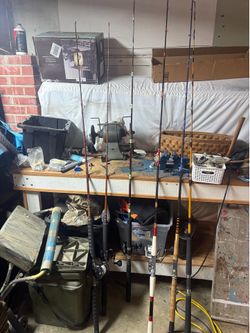 Saltwater fishing rods. (Read post)