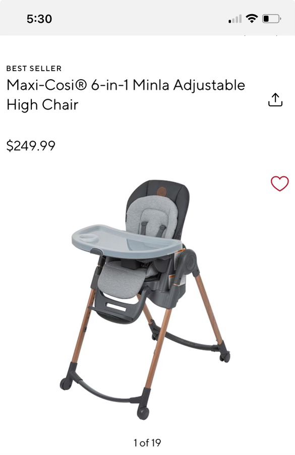 Maxi-Cosi 6 In 1 Adjustable High Chair 