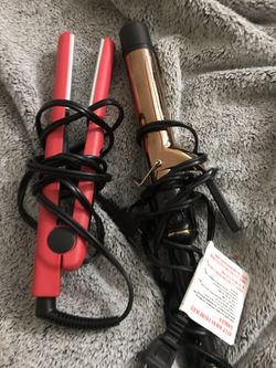 Hair straightener and hair curler