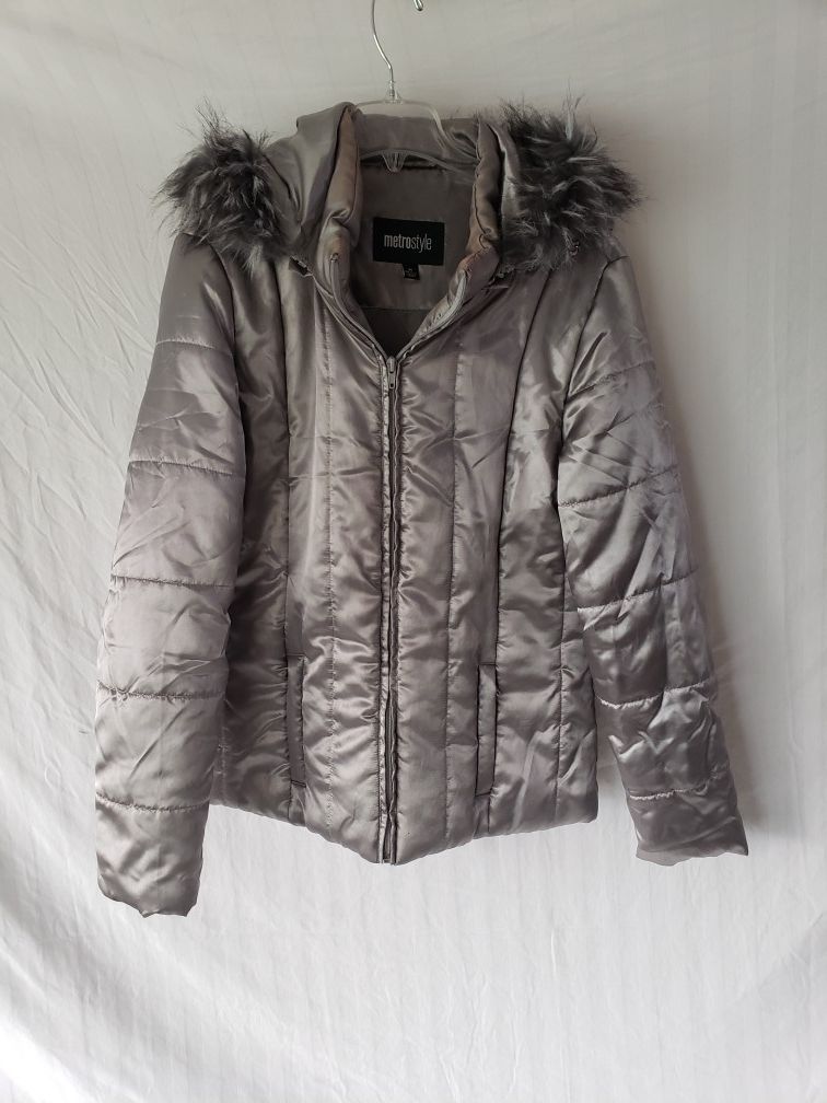 Womans quilted parka