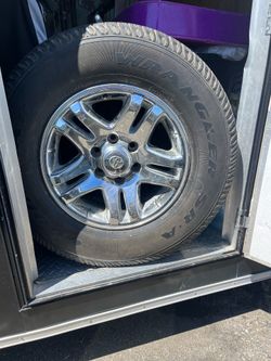 Goodyear wrangler SRA tires with Toyota rims