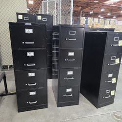 Vertical Metal File Cabinet With Key Starting Price $100 Each