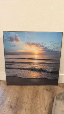 Wall Beach Art: framed