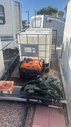 NOT FREE, PLS READ - Cargo trailer, water tank and generator (SEND OFFER)