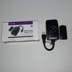 125V/15A_60Hz Outdoor Timer With Remote
