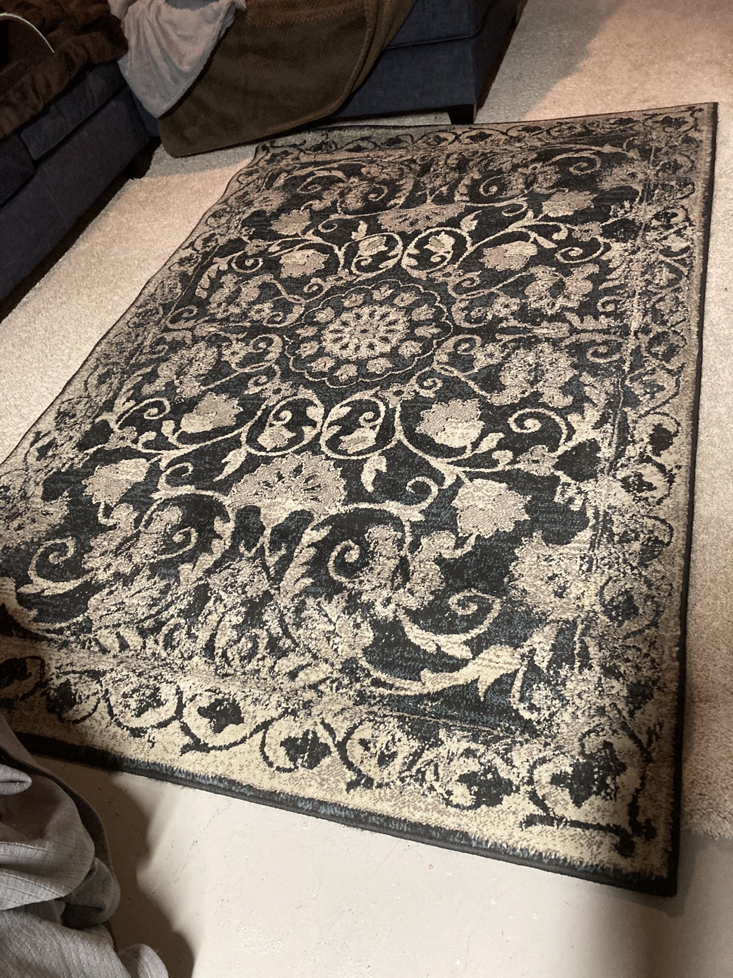5 X 7 Area Rug With Pad