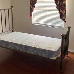 Twin size Brass Bed
