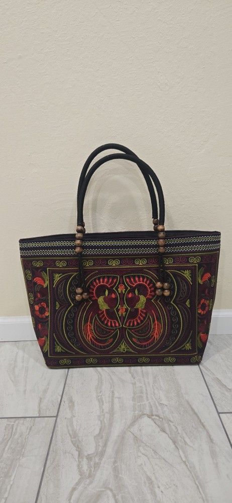 Hmong embroidered Tote Bag