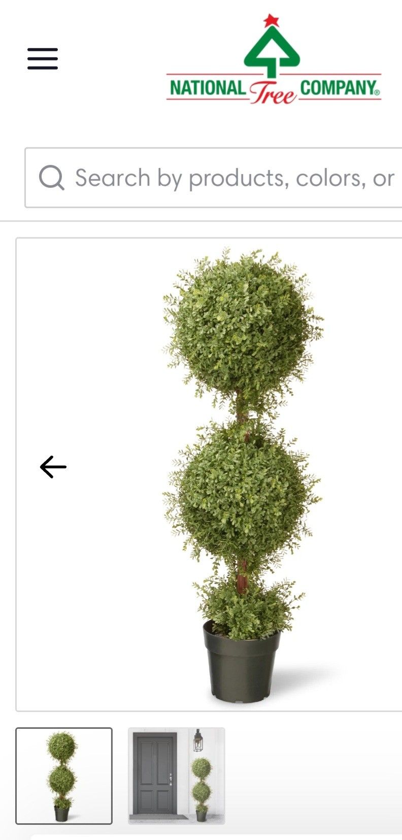 New Artificial 46" Topiary Plant