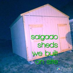 SALGADO sheds we built on site