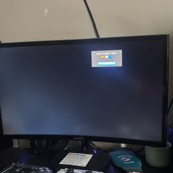 Curved Samsung Monitor 22 1/2"