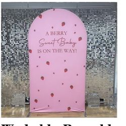 Beey Sweet Baby BackDrop With Stand