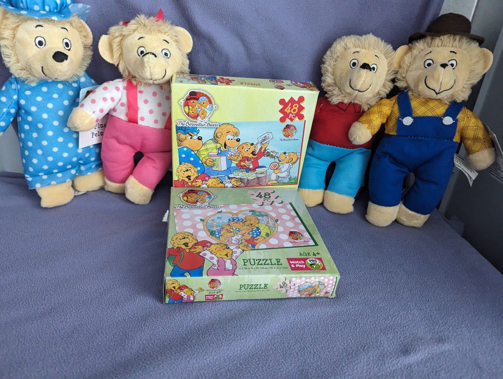 Bernstein Bears Plushie Stuffed Animal Toys 