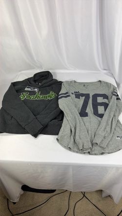 Women’s size medium Seattle Seahawks Hoodie and Long Sleeve Shirt Bundle