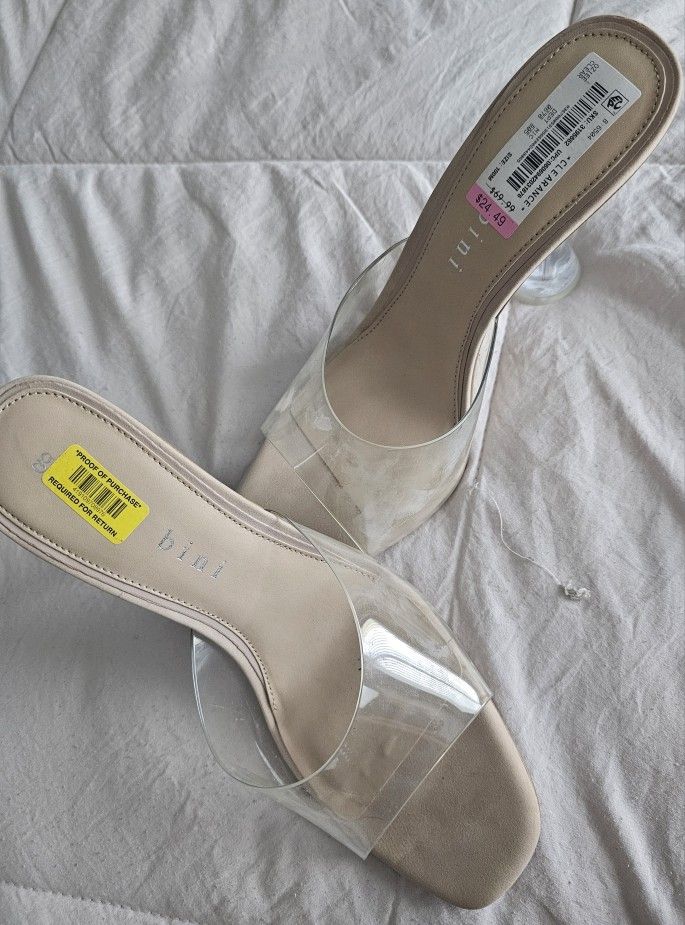 Gianna Bini Clear Heels