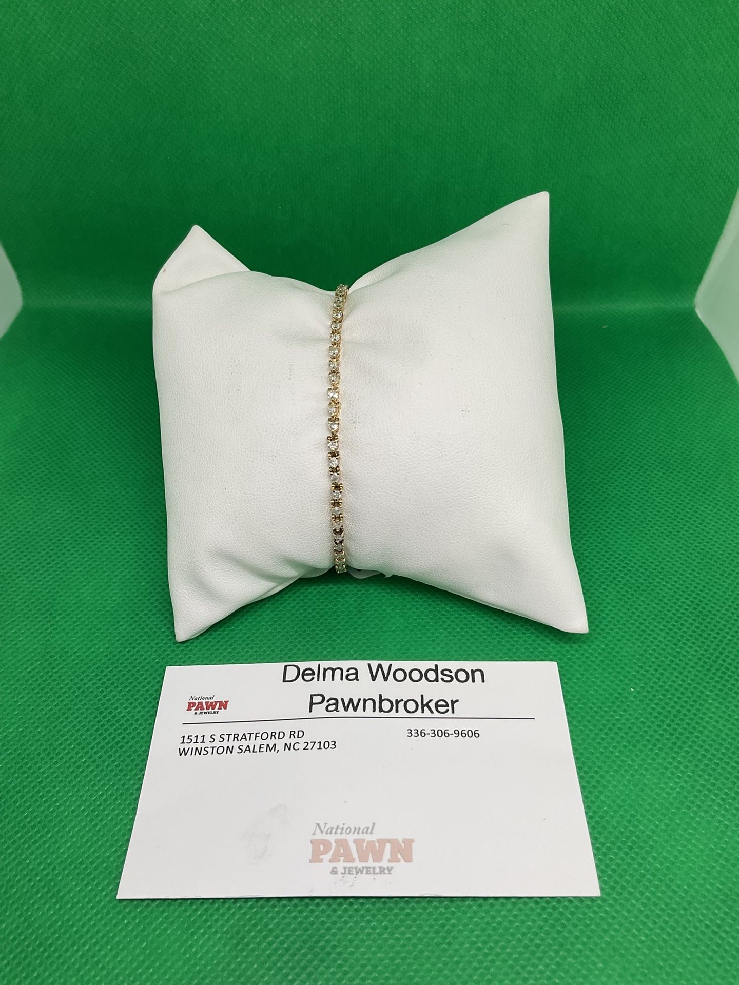 14KT Gold Diamond Tennis Bracelet