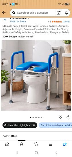 Grey Ultimate raised toilet seat