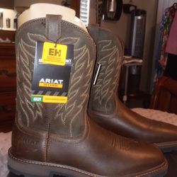New ARIAT WORK Men's Groundbreaker Boots Sz 10 $110 Firm