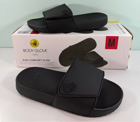 NEW Body Glove Kids Comfort Adjustable Slide Sandals