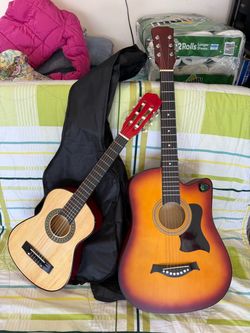Acoustic Guitars .. set of 2 for adult & kid