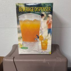 Acrylic beverage dispenser 3 gallon