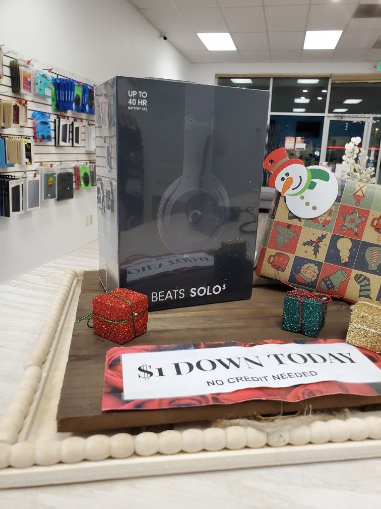 Beats Solo Headphone Brand New - $1 Down Today - NO CREDIT Needed