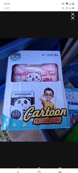 Cartoon piggy bank