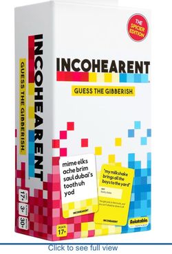 Incohearent Adult Party Card Game - Brand New / Factory Sealed!