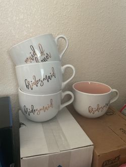 Bridesmaid & Maid of Honor Mugs