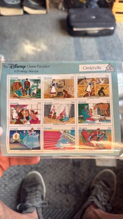 Disney Cinderella stamps authentic
