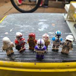 LEGO MINI STAR WARS FIGURES ALSO IRONMAN 15$