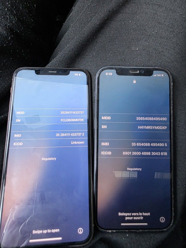Unlocked 12 & 11 Pro Max $500 FIRM!