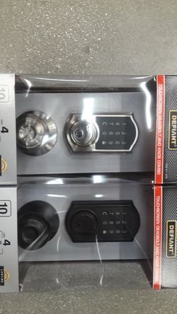 Touch screen deadbolt