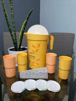 Jarra y Vasos Tupperware Mexicano
