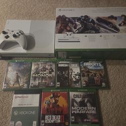 Xbox One S 1TB Hard Drive And Games!