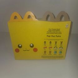 2021 Pokemon McDonalds 25th Anniversary Empty Box(B-B1)