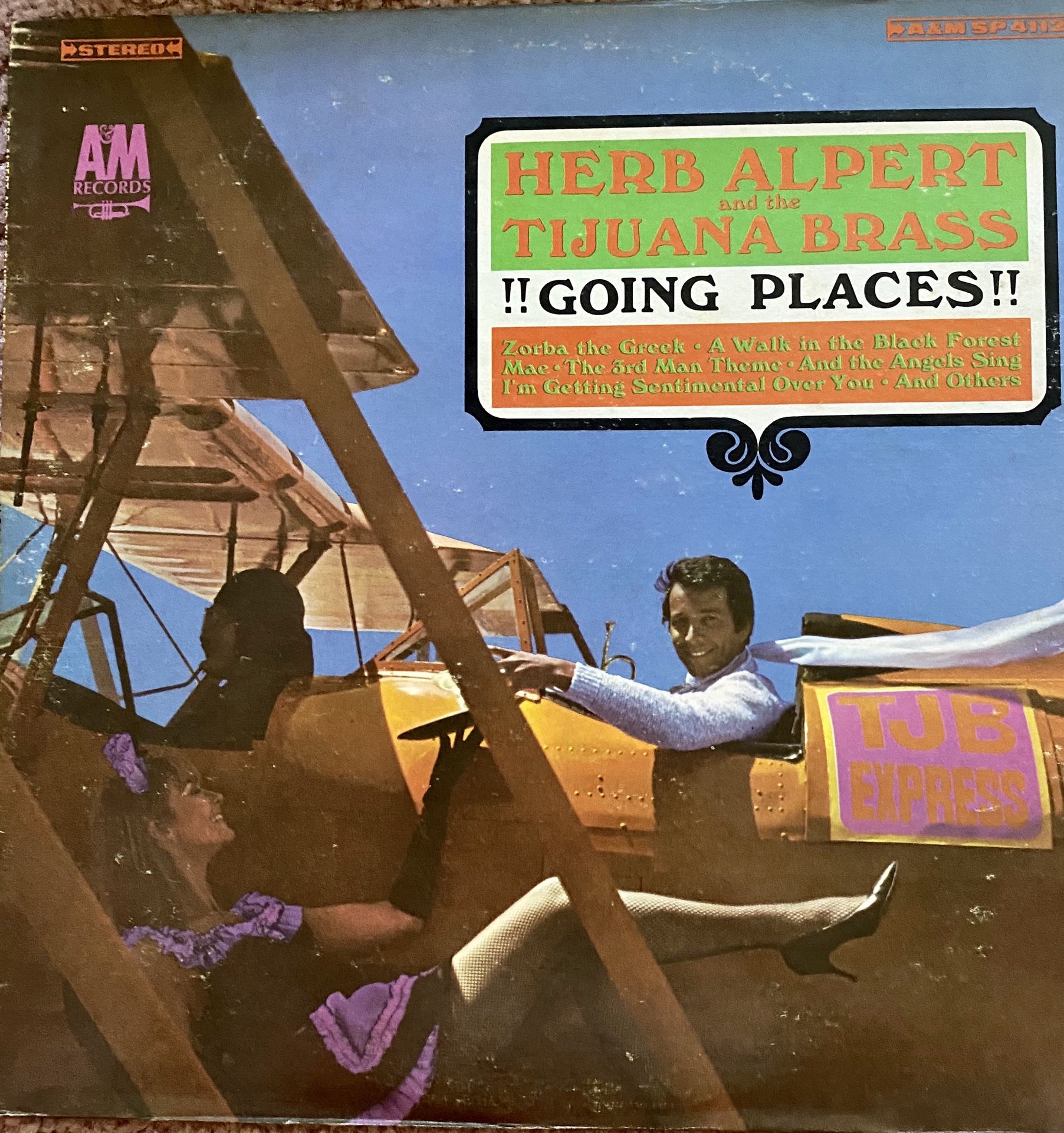 Herb Alpert and the Tijuana Brass “Going Places” Vinyl Album $6