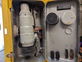 Vintage Soviet camera lens