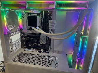 White NZXT Gaming PC – i7-13700 | Z790 WiFi | 360mm AIO | Semi-Barebones