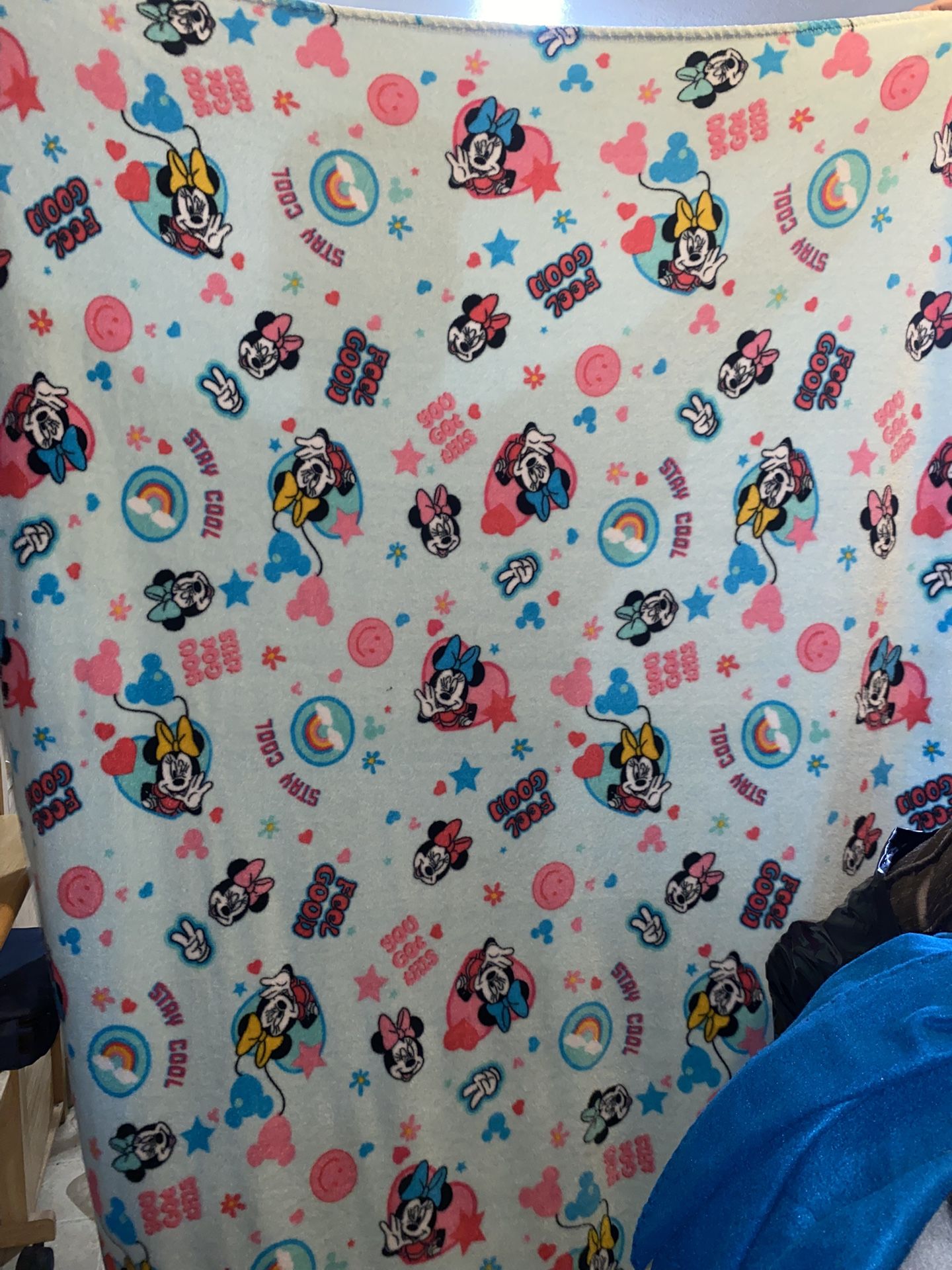 Minnie, mouse character blanket