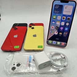 🔥SALE🔥 Apple iPhone 14 Plus 128gb Unlocked With Case Chargers Warranty $420 Each!
