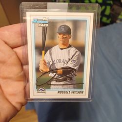 Russle Wilson MLB Rookie Card
