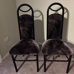 Vintage Dining Chairs Set 4