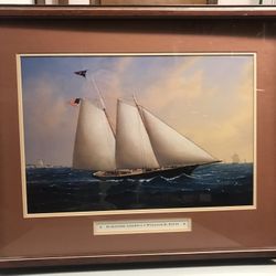 Schooner America by William R Davis