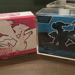 Pokémon Black Bolt White Flare PC ETBs 