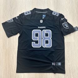 Las Vegas Raiders Men Black Jersey For Crosby 98 