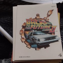 Vintage Star Trek Cards 1995 Qty 55 1991 Star Trek 114 Cards,  & Back To The Future Cards 1989 Qty 92 See Below.